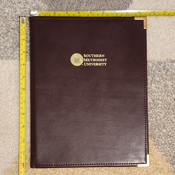 Leather SMU Padfolio - Picture 7 of 12
